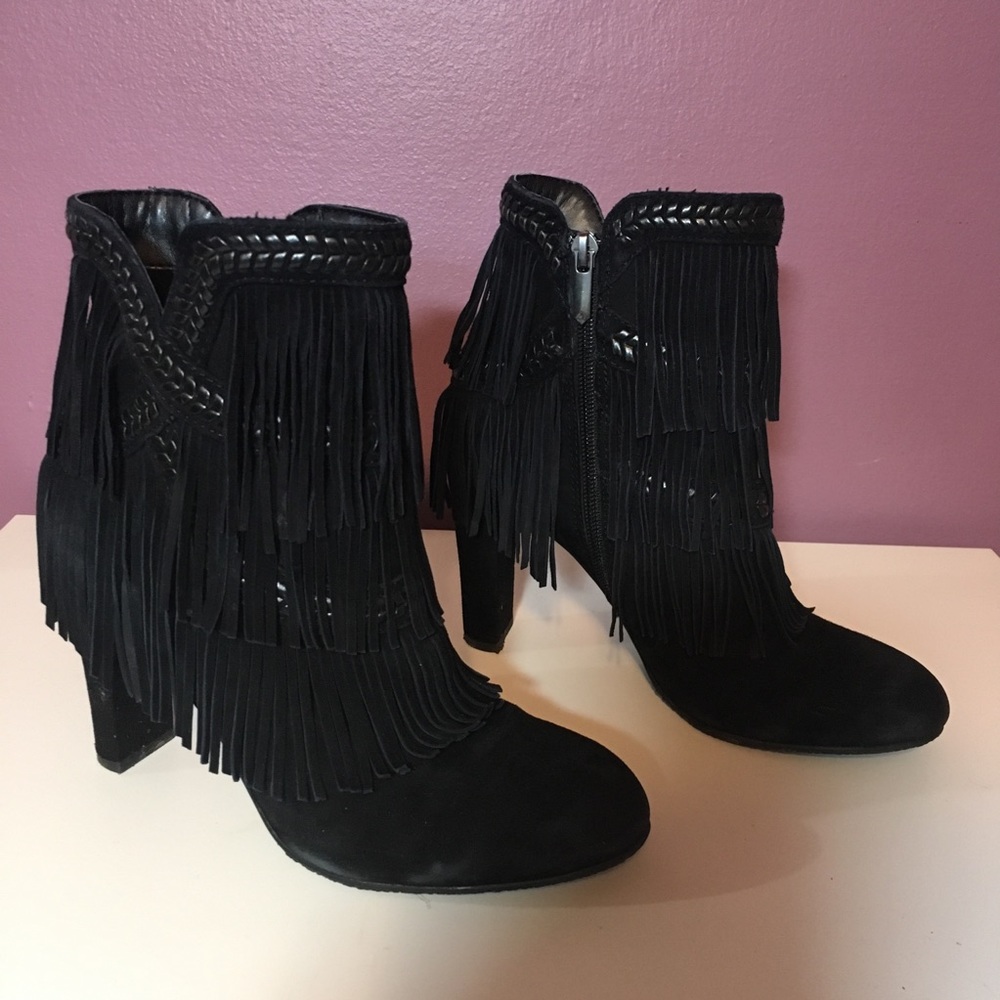 Sam Edelman Kaleb Fringe Booties